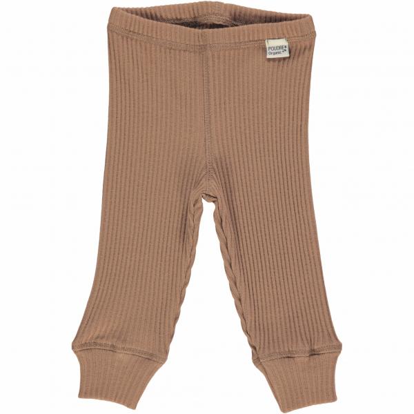 Leggings & Pantalons Bébé/Enfant | Poudre Organic Leggings Basilic Côtelé Tan