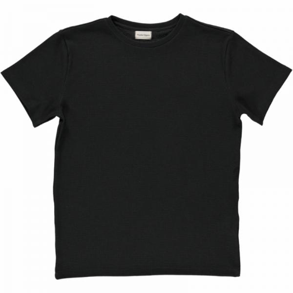 T-Shirts Homme | Poudre Organic T-Shirt Camiseta Nid D’Abeille Pirate Black